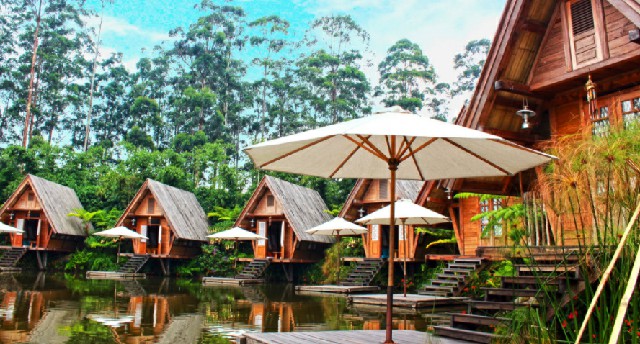 Wisata Lembang - Menikamati keindahan Alam di Dusun Bambu Lembang